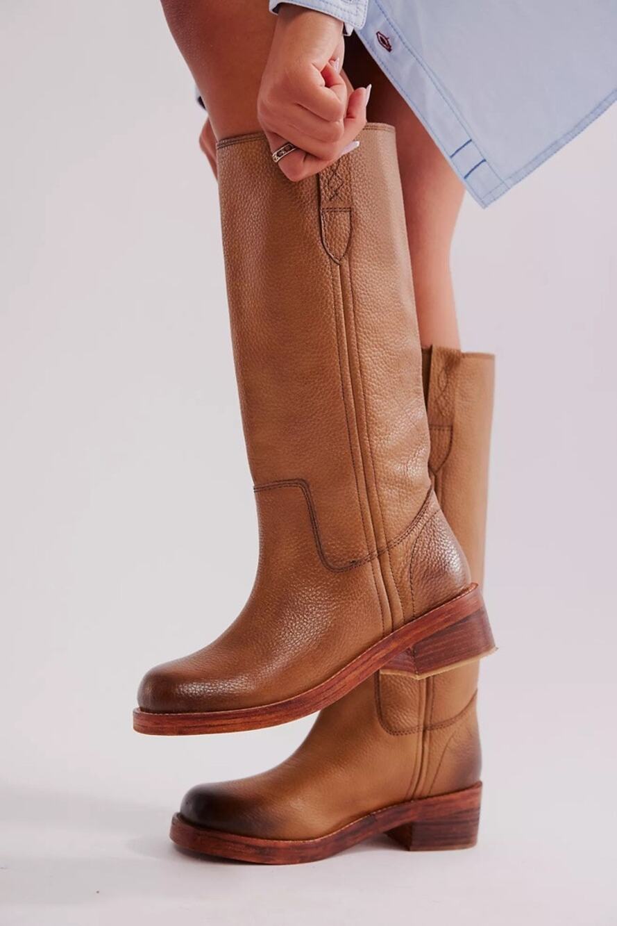 Free People Blaze Pull-On Boots, Toasted Wheat, NWOT, Size 11